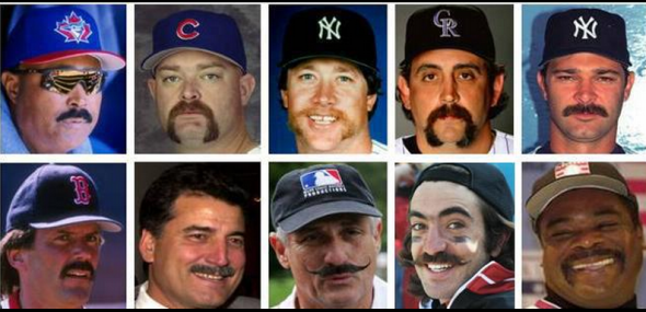 Best mustaches in baseball 